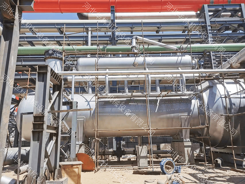寧夏廢熱鍋爐項(xiàng)目現(xiàn)場(chǎng)
